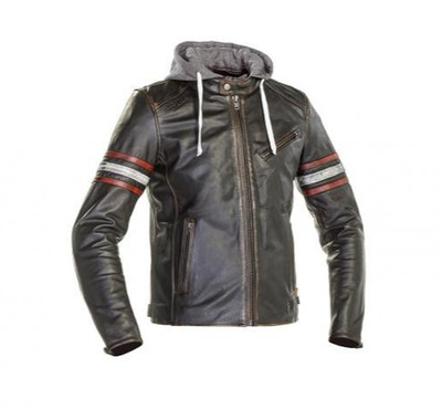 RICHA Toulon 2  Motorrad Leder Jacke  Herren inkl. Protektoren ECHT LEDER Gr. 54