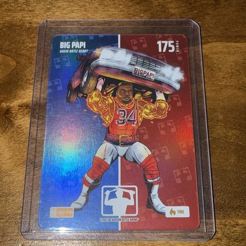 2026 Bo Jackson Battle Arena Griffey Big Papi Logo Battlefoil Fire #LOGO-276 175