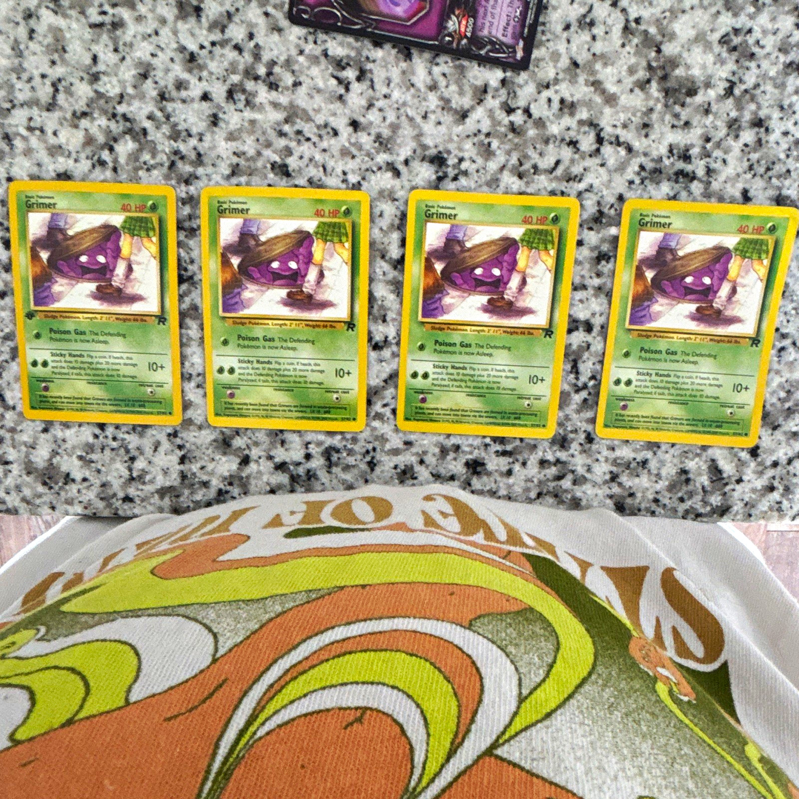 Pokemon TCG Team Rocket Grimer 4-Card Lot 2000 57/82 English Regular Unlimited