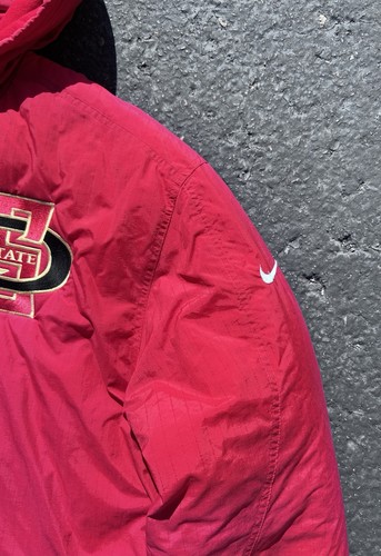 Vintage San Diego State Nike Team Puffer Zip Jacke Herren XL Aztecs SDSU 90s Y2K - Bild 3 von 15