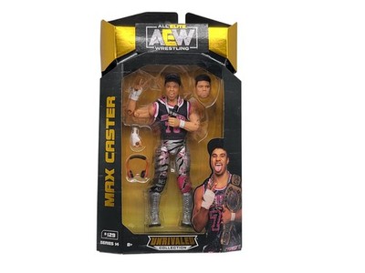 AEW Max Caster Figure Series 14 Unrivaled Wrestling New Sealed