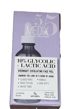 10% Glycolic + Lactic Acid Overnight Exfoliating Face Peel 1.75 Fl Oz
