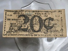 1943 Philippines Samar 20 Centavos WWII Emergency Currency Municipal Note