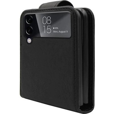 Für S24 Ultra, S24 Plus, iPhone 15 Pro Max, iPhone 15 Plus Leder Flip Wallet Case
