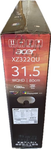 Acer 31.5" Nitro Curved Monitor LED WQHD 144Hz 1 ms 2560x1440 XZ322QU V3bmiiphx - Picture 2 of 23
