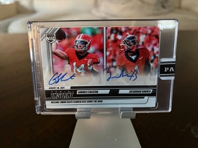 2025 Panini Gunner Stockton Zachariah Branch Dual Auto #50/99 Georgia Bulldogs
