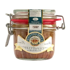 Anchovies Fillets in Olive Oil - Wild Caught Fish from Italy - Anchovy Fillets f