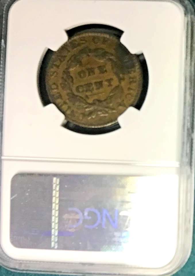1830 Matron Head Large Cent - Stack's 5th St Collection NGC VF 35 BN - Image 2 of 4