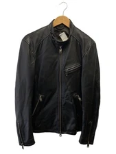JACK ROSE Riders Jacket Single 4 Goat Leather BLK 230725J Used