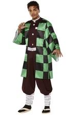 InSpirit Designs Demon Slayer Tanjiro Halloween Costume Adult Small