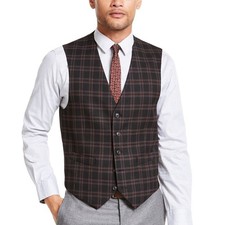 Tommy Hilfiger Modern Fit Flex Stretch Suit Vest Men's Size X-Large XL