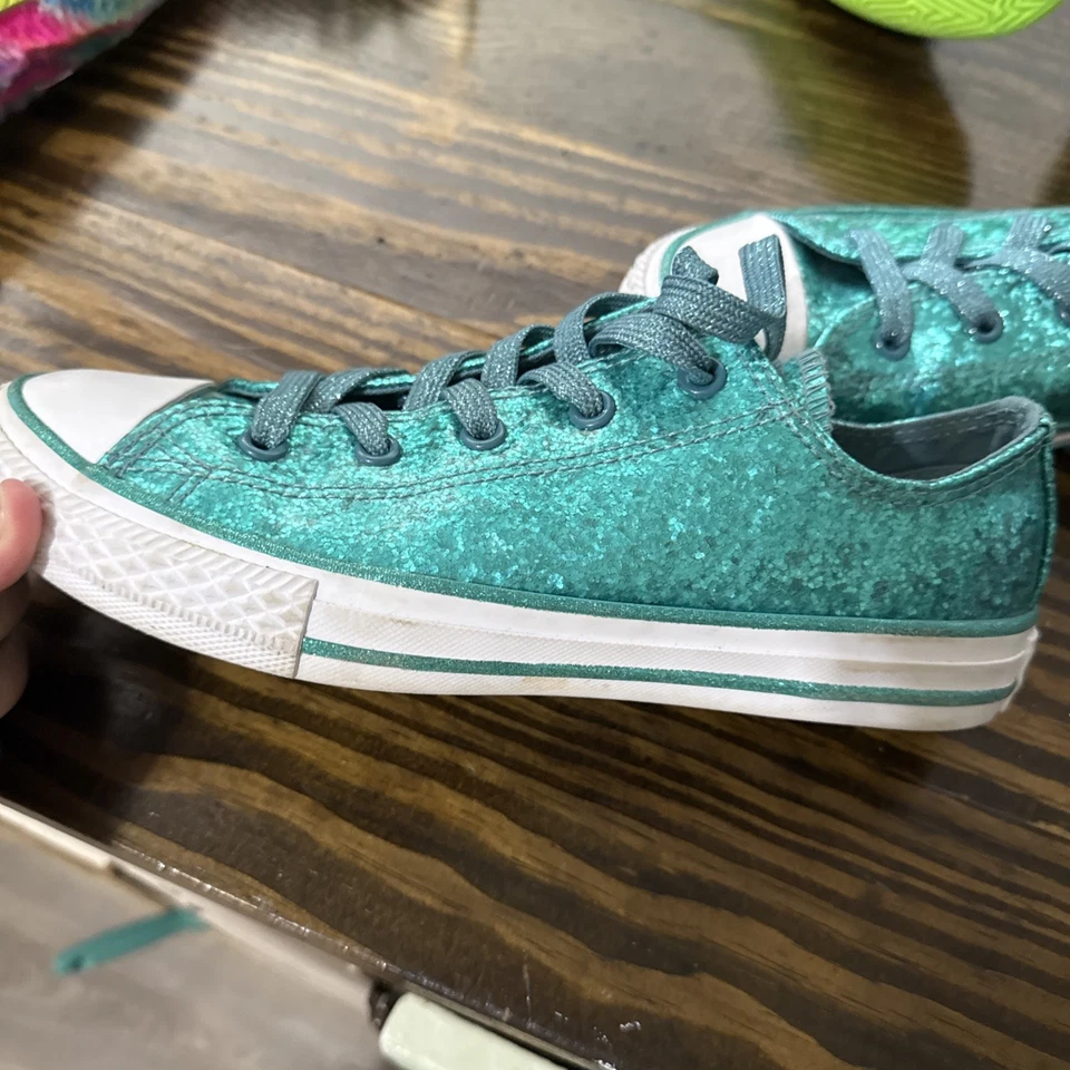 Zapatillas bajas Converse Niñas Chuck Taylor All Star Brillo Talla 3 #063 Foto 2 de 4