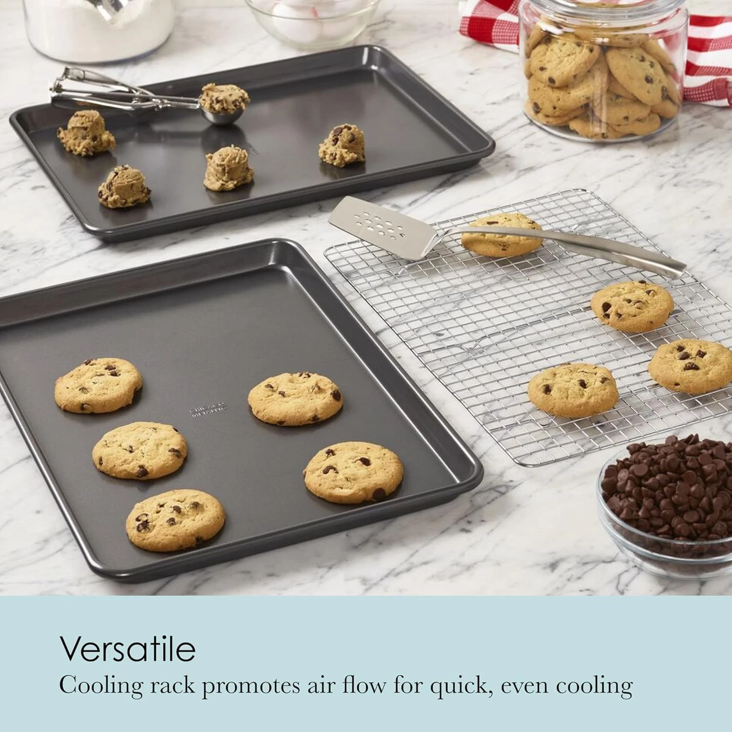 Chicago Metallic Cookie and Jelly-Roll Pan - Thumbnail 4
