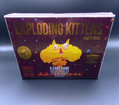 Exploding Kittens Exploding Kittens Party Pack Card Game 2-10 Players 17+ 2017