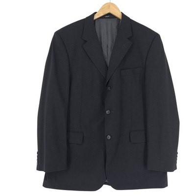 Digel Blazer Jacket Stretch Virgin Wool Grey Us1 Size EU 54 UK/US 44