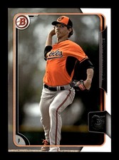 HUNTER HARVEY ⚾ 2015 Bowman Draft #76 Baltimore Orioles