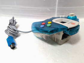 Dreamcast Controller Clear Aqua Blue  Visual Memory  SEGA  DC Japan