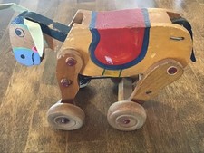 Vintage Made in Japan Bucking Donkey Wind Up Toy,