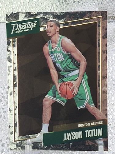 Jayson Tatum #3 2017 Panini Prestige Micro Etch Rookies card