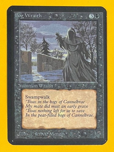MTG BOG WRAITH Alpha (OldManMTG 013-549)