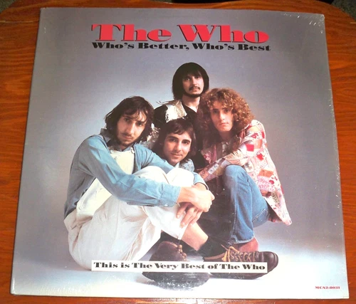 NEW FACTORY SEALED - THE WHO: WHO'S BETTER, WHO'S BEST, 1988 VINYL 2-LP SET !!
