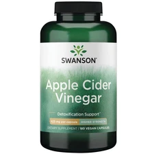 Swanson Herbal Supplements High Potency Apple Cider Vinegar 625 mg Capsule 180ct
