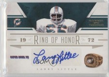 2011 Playoff National Treasures Signatures 28/49 Larry Little #12 Auto HOF c7e