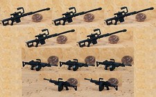 Figura de acción GI Joe 1:18 3,75 BARRETT M82 RIFLE DE FRANCOTIRADOR M249 ametralladora 10 un.