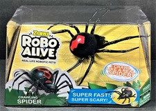 🕷Robo Alive CRAWLING Black Widow SPIDER Robotic Toy by ZURU NIB🕷