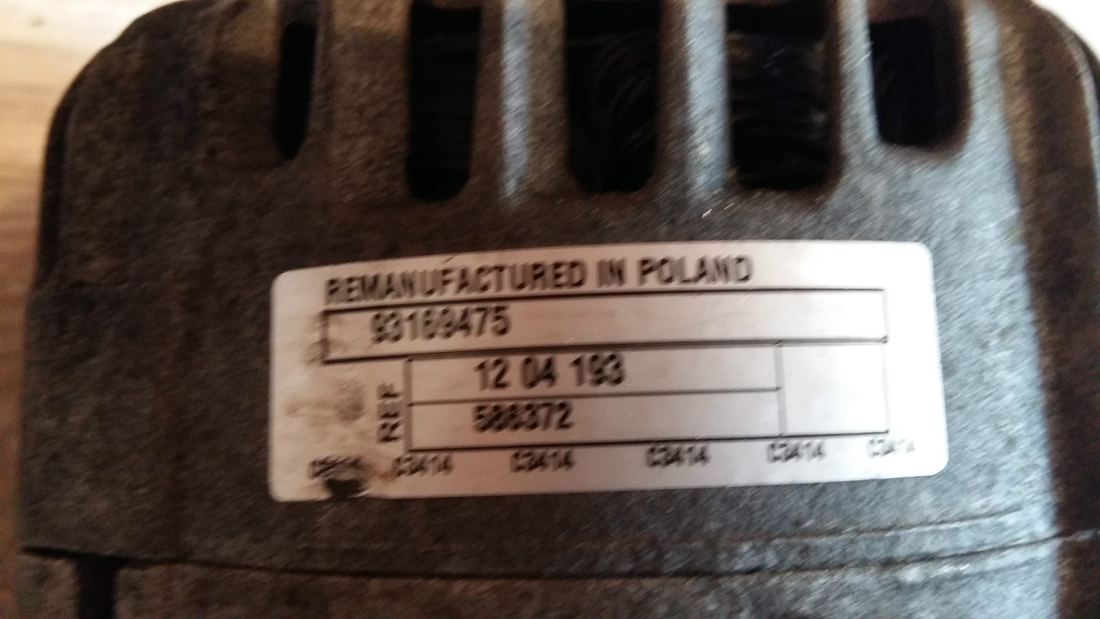 Opel NISSAN RENAULT 2 0 Lichtmaschine Generator 150a Teilenummer  