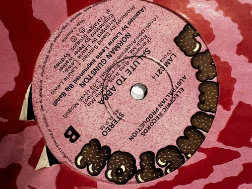 Vintage 45 RPM Single FREE UNTRACK POST NORMAN GUNSTON Salute to ABBA Hors Doeuv - Picture 4 of 12