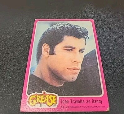 1978 TOPPS GREASE #9 JOHN TRAVOLTA As Danny | eBay