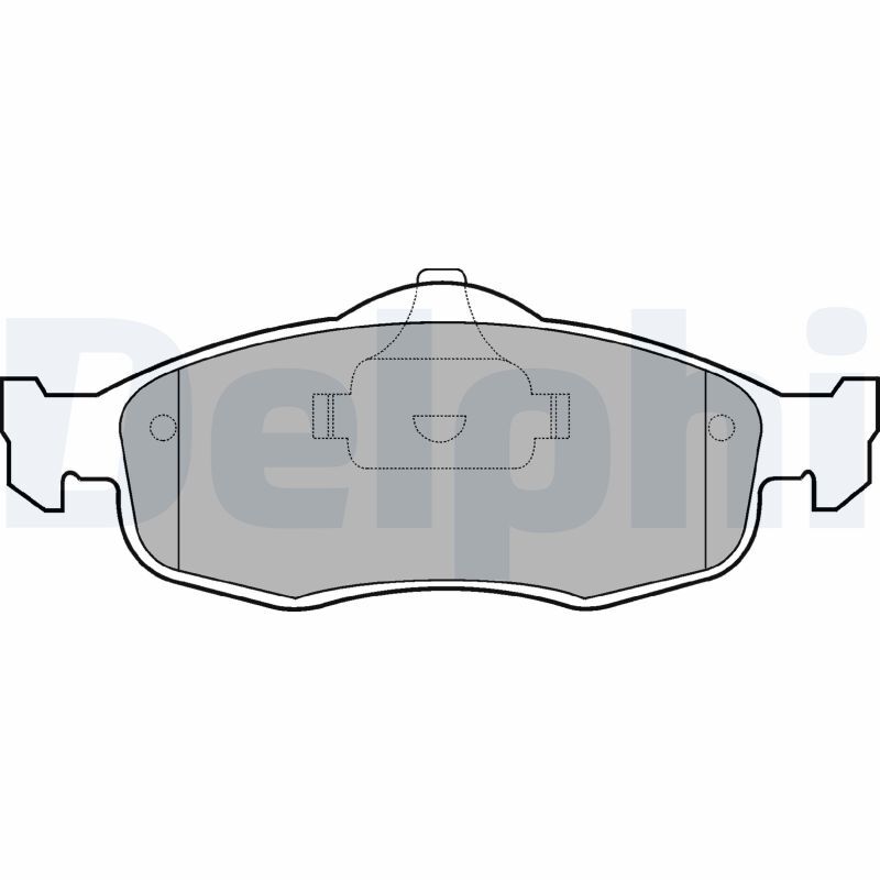 Delphi Technologies LP2164 Plaquettes De Frein - Qualité OE Avec Accessoires