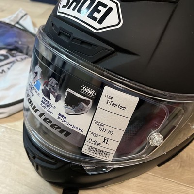 SHOEI X14 X-Fourteen Helmet Matte Black XL Size #PGDQHO | eBay