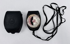 Vintage DeJur-Amsco Model 50 Exposure Light Meter w/ Leather Case - Art Deco