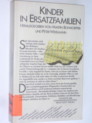 Kinder in Ersatzfamilien,  Martin Bonhoeffer / Peter Widemann (Hrsg.),  436 S. - Bild 1 von 1