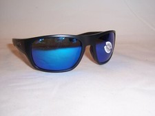 NEW COSTA DEL MAR SUNGLASSES TICO MATTE BLACK /BLUE MIRROR 580G 279 POLARIZED