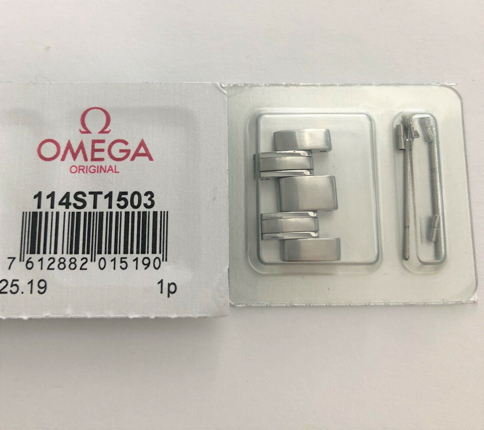 Authentic! Omega Seamaster 20mm Steel Link For Bracelet 1503/825 1513/825 
