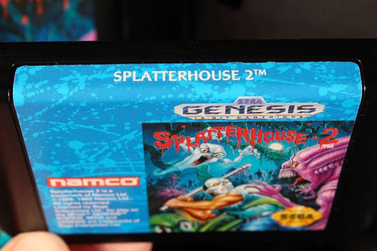 Splatterhouse 2 Sega Genesis Modul OVP Rarität (Gebraucht) in