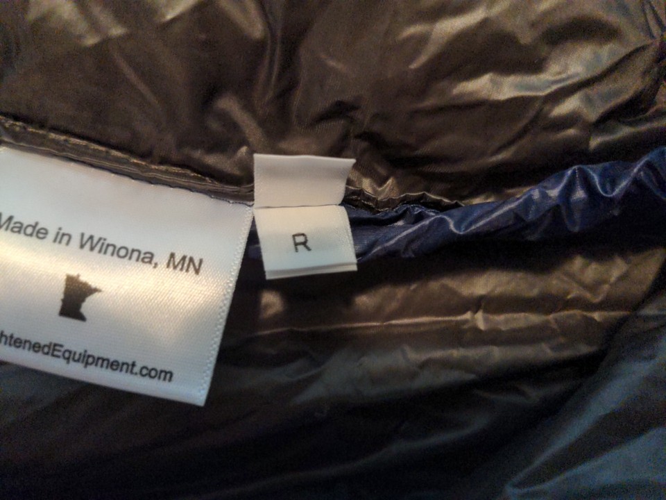 Enlightened Equipment Revelation Sleeping Quilt 40ºF Down Fill Regular