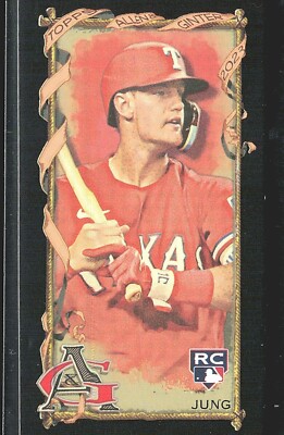 2023 Josh Jung Topps Allen & ginter Mini Black Rc #90 Rangers | eBay