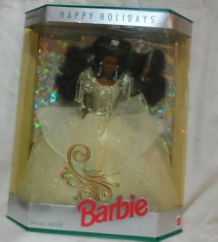 Vintage 1992 Happy Holidays 1992 African American Barbie Doll