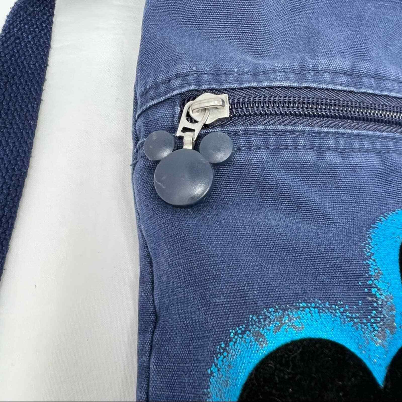 Disney World Y2K 2006 Park Soft Backpack Drawstring Bag Blue Character Pack