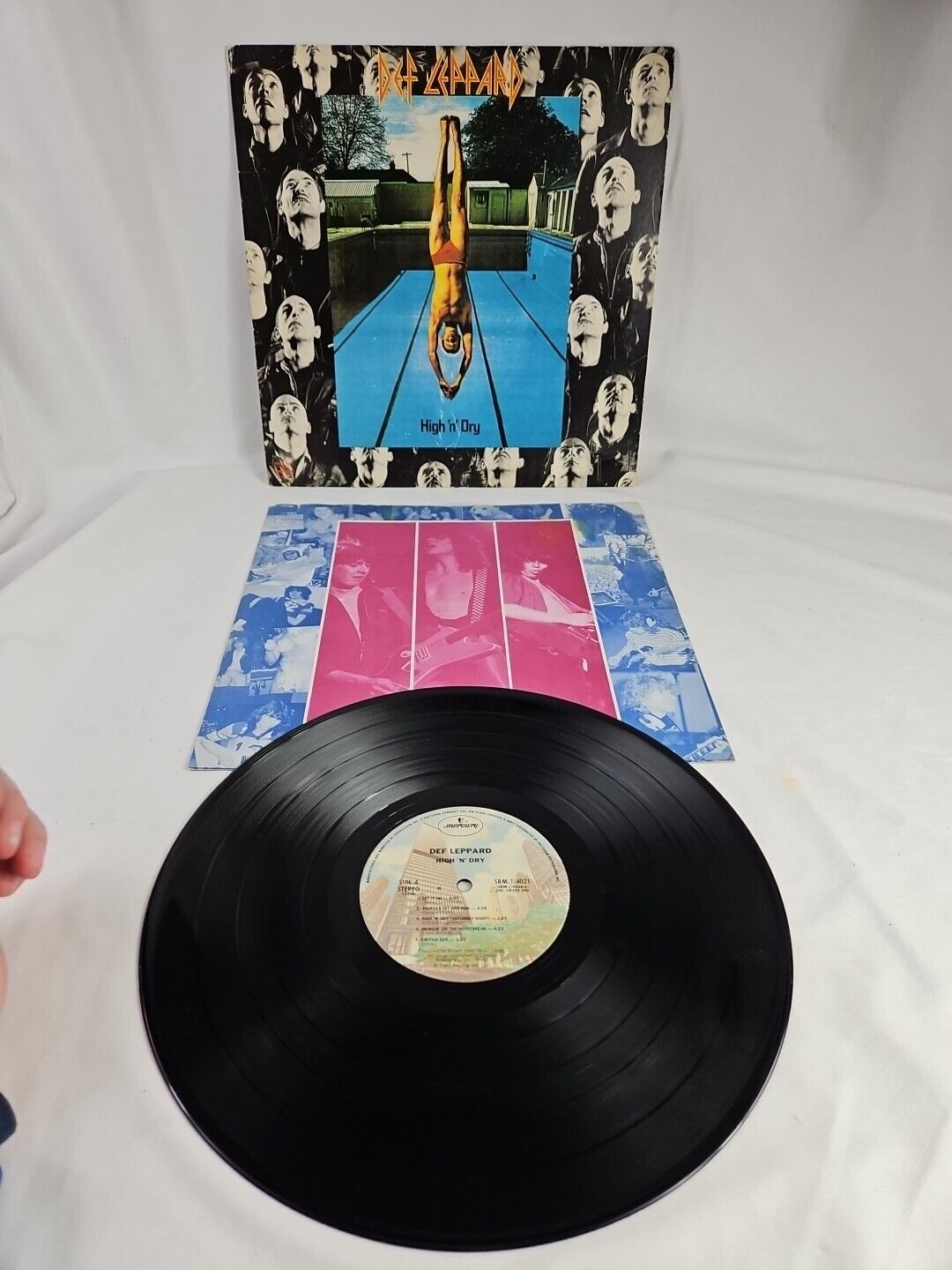 Def Leppard High 'N' Dry LP Vintage Vinyl: 1981  First Pressing SRM-1-4021 - NM