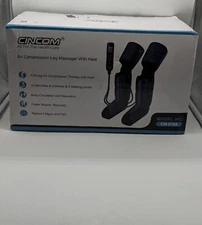 CINCOM Leg Massager  Upgraded Foot Calf Thigh Massager with Heat and Compression