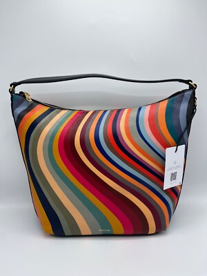 バッグ Paul Smith Swirl Stripe Canvas Tote Bag s-l400.jpg