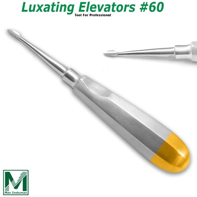DENTAL SURGERY SPECIAL SPADE CONCAVE STRAIGHT ROOT TIP ELEVATOR #60