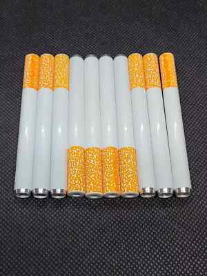 10x Metal One Hitter Pipe Cigarette Style Dugout Bat Large 3'' FREE USA SHIPPING