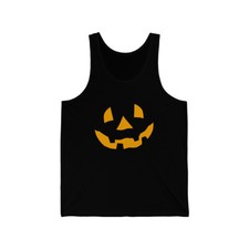 Halloween Pumpkin Unisex Tank Top