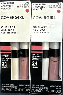 2 covergirl outlast all-day 900 light cool scuffed box